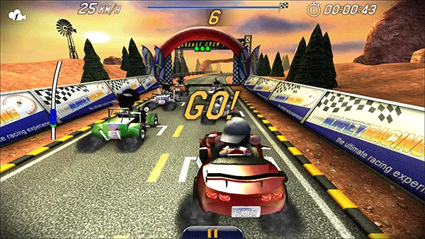 猴子卡丁车(猴子赛车游戏) 猴子卡丁车(猴子赛车游戏)